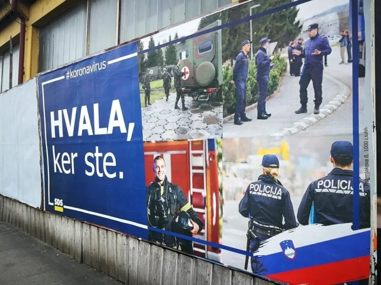 Uporaba zastave na strankarskih plakatih je dovoljena