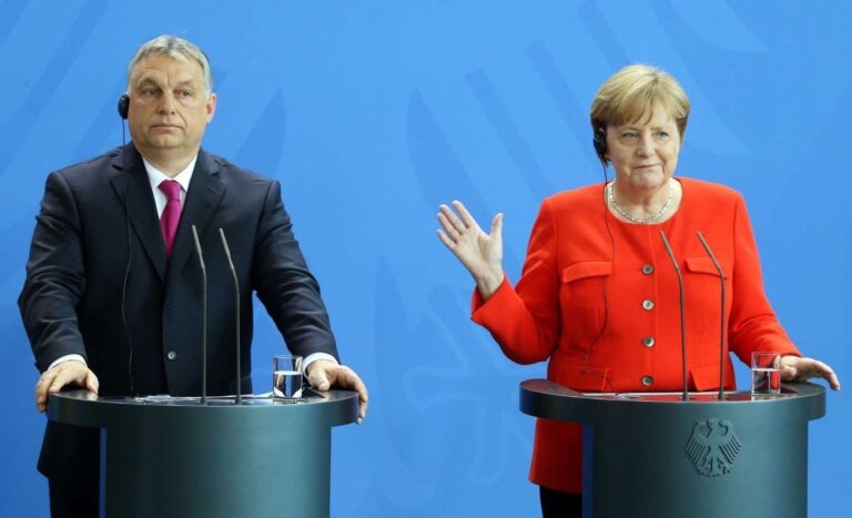 Merklova Madžarski ni obljubila opustitve postopka presoje o kršitvah evropskih vrednot
