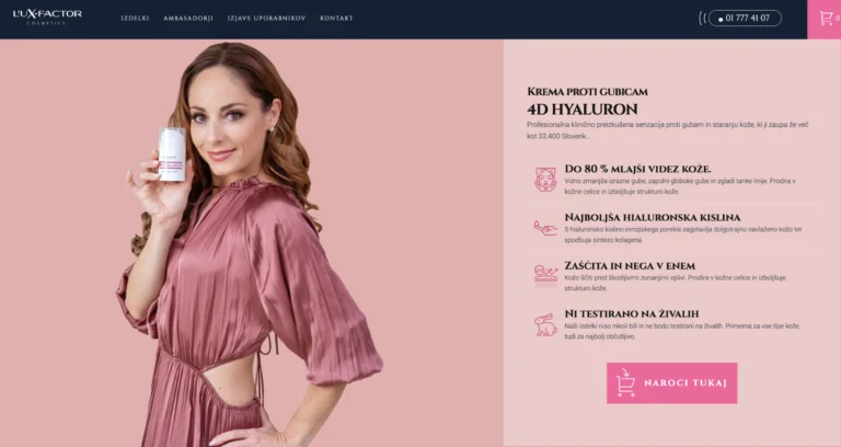 Oglas Lux Factorja ni novinarski prispevek